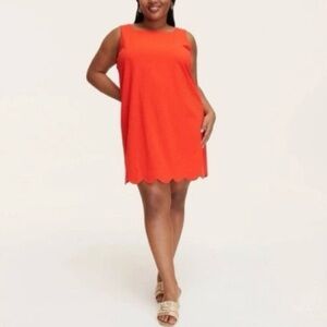 Women's Scalloped Mini Shift Dress - kate spade Size 2X